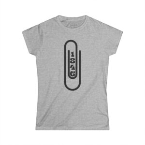 Keeping It Together Since 1846 Women’s Tee – Minimalist Paper Clip Shirt, Gift for Teachers, Vintage Humor, Everyday Style, Soft Graphic Tee